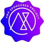 AMP Sponsored Project badge
